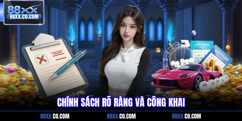 Chính sách rõ ràng được nền tảng quy định công khai